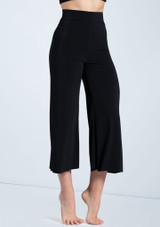 Weissman Matte Jersey Culottes Black [Black]