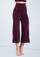 Weissman Matte Jersey Culottes [Purple]
