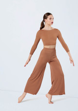 Weissman Wide Leg Matte Jersey Pants