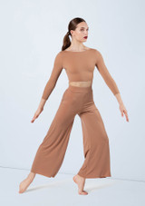 Weissman Wide Leg Matte Jersey Pants