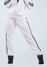 Weissman Side Stripe Track Pants White [White]