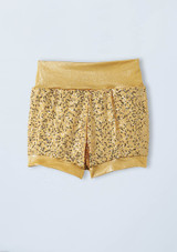 Weissman High Waist Sequin Shorts Gold [Gold]