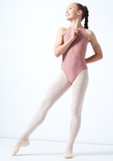 Move Dance Teen Annabelle Zip Up Leotard Pink Front 2 [Pink]