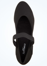 So Danca Vanna Practice Ballroom Shoe 2.5" Black Top [Black]