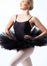 Capezio Tutu Leotard Black Front [Black]