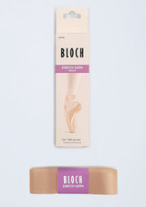 Bloch Pointe Shoe Stretch Satin Ribbon - B24 B24 [Tan]
