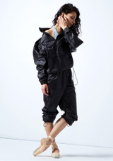 Move Dance Regina Heat Retention Jacket Black Front 2 [Black]