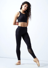 Move Dance Diana Dance Leggings Black Front 2 [Black]