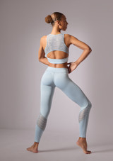 Move Dance Diana Dance Leggings Pale Blue Front [Blue]