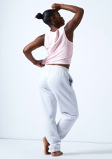 Bloch Tonal Crop Tank Top Pink Back [Pink]