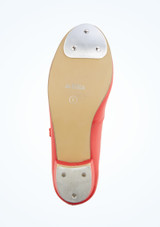Alegra Tie Front Tap Shoe - Red Red Front [Red]
