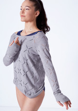 Bloch Cyrus Knit Jumper Grey Front 2 [Grey]