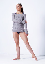Bloch Cyrus Knit Jumper Grey Front 2 [Grey]