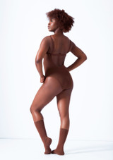 Move Dance Serena Seamless Bodysuit Coffee Back [Brown]