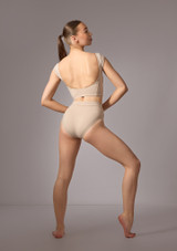 Move Dance Jessie Dance Briefs Latte Front 2 [Brown]