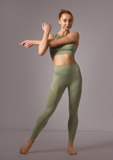 Move Dance Lillie Seamless Leggings Aloe Green Front 2 [Green]