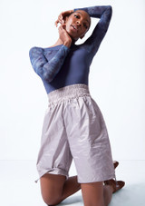 Move Dance Oniria Heat Retention Shorts Grey Back [Grey]