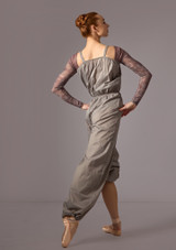 Move Dance Fauna Heat Retention Suit Grey Back [Grey]