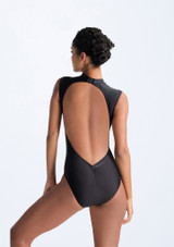 Ballet Rosa Jenna High Neck Leotard Black Back 2 [Black]