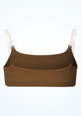 Bloch Girls Leia Crop Top Toffee Back [Brown]