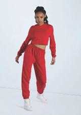 Weissman Cutout Laced Back Hoodie Red 3 [Red]