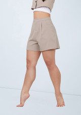 Weissman Longline Suit Shorts Latte 2 [Brown]