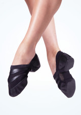 Capezio Black Freeform EVA Split Sole Jazz Shoes