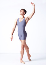 Wear Moi Tango Mens Biketard Grey Front 2 [Grey]