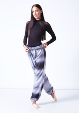 So Danca Dream Warm Up Pants Light Grey Front [Grey]