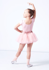 Move Dance Nancy Girls Ruffle Tutu Pink Back [Pink]