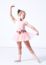 Move Dance Nancy Girls Ruffle Tutu Pink Front 2 [Pink]