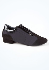 BLACK LEATHER SUEDE SOLE Black Side [Black]