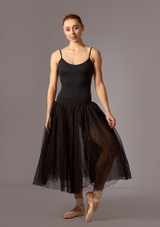 Move Dance Lula Romantic Tutu Black Front 2 [Black]
