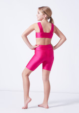 Alegra Girls Shiny Sofia Crop Top