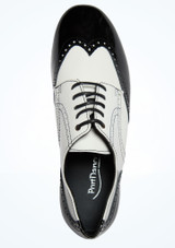 PortDance Mens 042 Tango Black White Dance Shoe