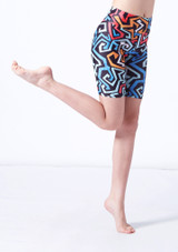 Alegra Girls Patterned Elodie Cycling Shorts