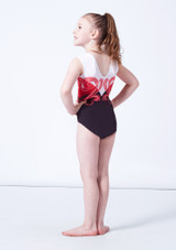 Milano Amaryllis Red Tank Sleeve Gymnastics Leotard Milano Amaryllis Red Tank Sleeve Gymnastics Leotard