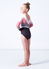 Milano Infuse Long Sleeve Gymnastics Leotard - Red