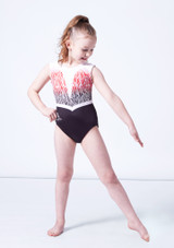 Milano Infuse Red Tank Sleeve Gymnastics Leotard Milano Infuse Red Tank Sleeve Gymnastics Leotard