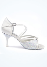 PortDance 801 Salsa & Tango Shoe - 2.2" [White]
