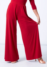 Move Dance Matilde Wide Leg Trousers Red Front [Red]