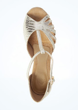 Move Dance Rosemary Gold Ballroom & Latin Shoe - 2.5" [Gold]