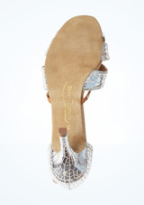 PortDance Pro 002 Leather Dance Shoe - 2.75" [Silver]