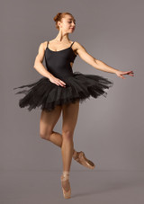 Move Dance Nicole Practice Tutu Black Front 2 [Black]