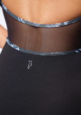 Bloch Kara Black Floral Halter Leotard