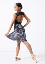 So Danca Papillon long skirt Black Back 2 [Black]