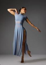 Jolista Vows 3 Piece Lyrical Dress Slate Blue Front 2 [Blue]