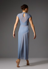 Jolista Vows 3 Piece Lyrical Dress Slate Blue Back [Blue]