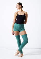 Jersey legwarmers Green Front 2 [Green]