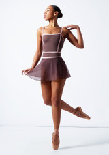 Intermezzo Elsa Wrap Skirt Brown Front 3 [Brown]